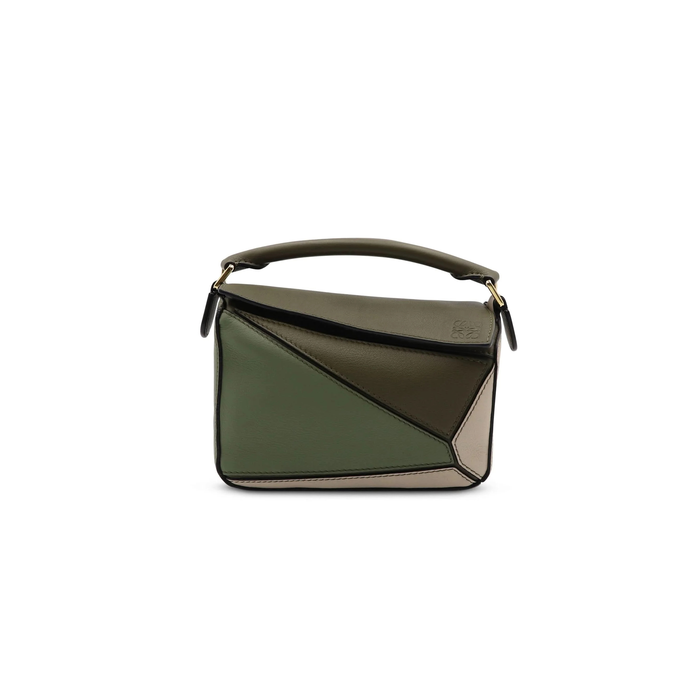 LOEWE MINI PUZZLE BAG IN CLASSIC CALFSKIN A510S21X34-4366 (18*12.5*8cm)